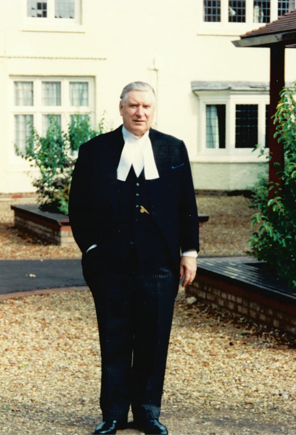 Mr Jack King, pictured outside the Lee Hall, Wolfson College
