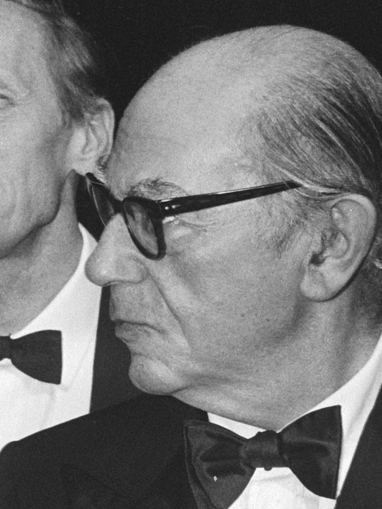 Picture of Isaiah Berlin during the reception of the Erasmus Prize, October 1983